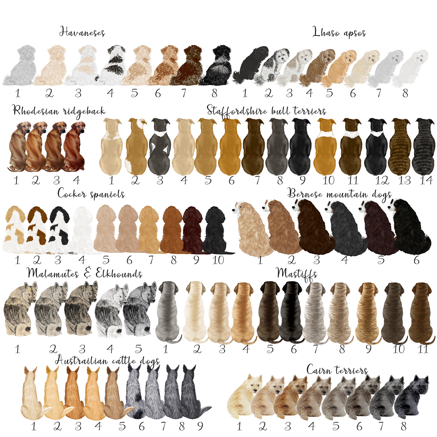 Personalised glossy mug | dog with owner design | two sizes 11oz, 15oz | colourful backgrounds