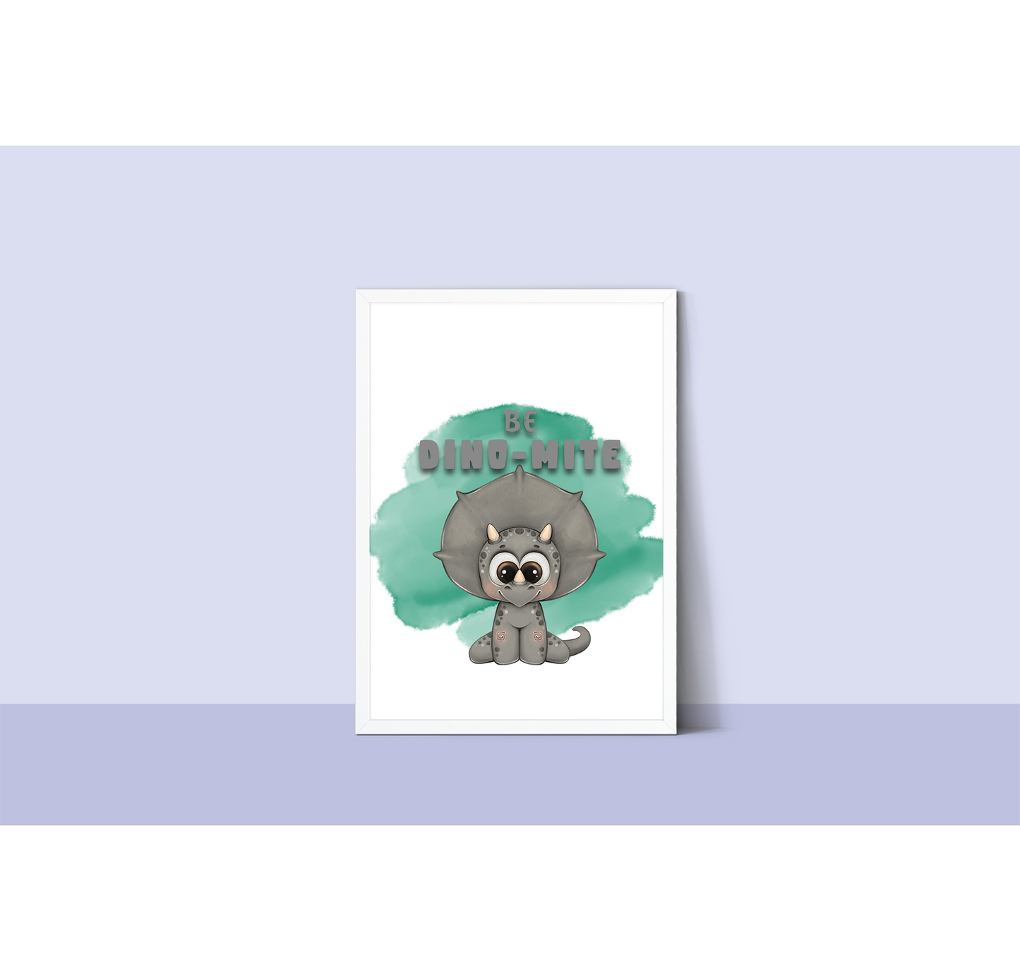 Nursery baby dinosaur prints | Set of 4 | Rawrsome images for children's bedroom | A4 | A5