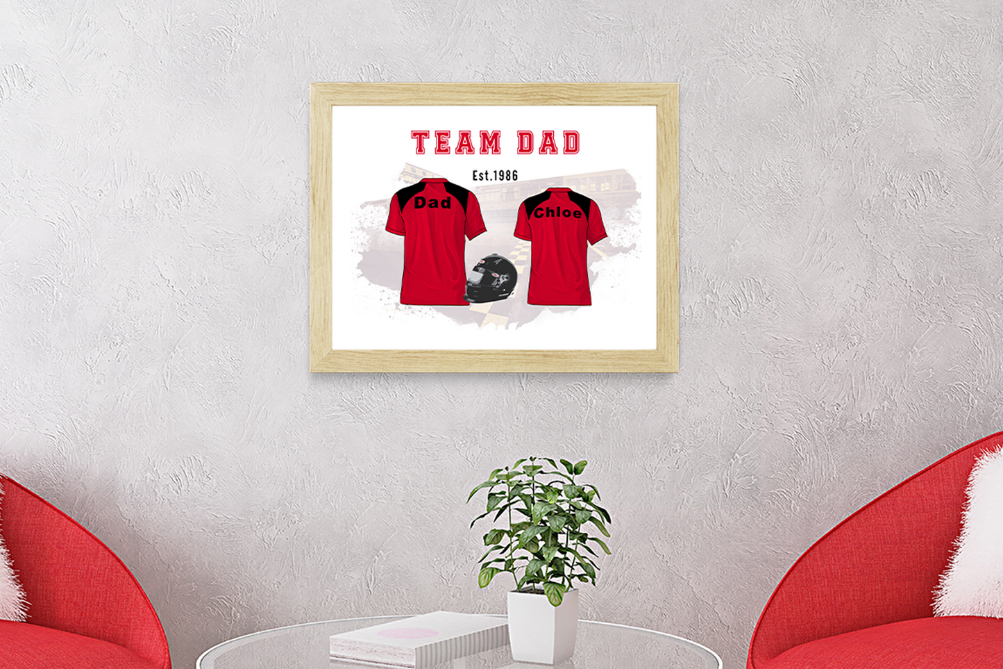 Custom Family F1 Shirts | Formula One Team Principle Art | Ideal Father's Day or Birthday Gift