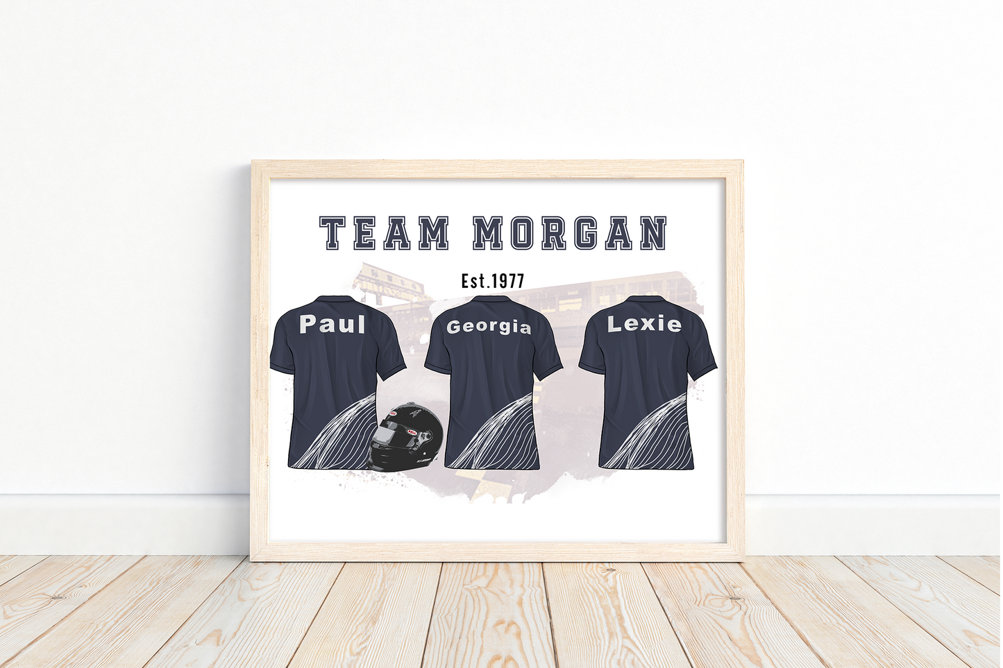 Custom Family F1 Shirts | Formula One Team Principle Art | Ideal Father's Day or Birthday Gift