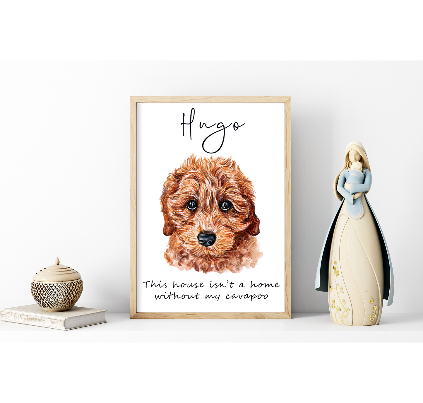 Spaniel, Setters and Pointer dog art - adorable gundog portraits with custom funny or heart warming message | A4 | A5 | Greeting card