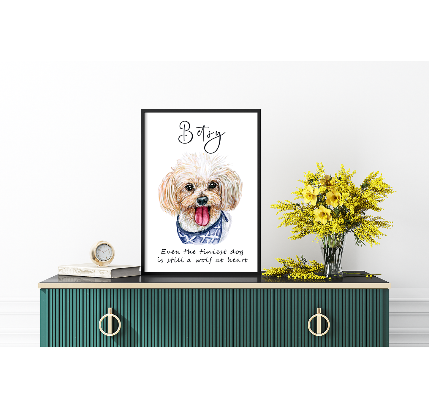 Utility dog breed art - portraits of Dalmation, Mexican hairless or Boston terrier dog with custom funny message | A4 | A5 | Greeting card