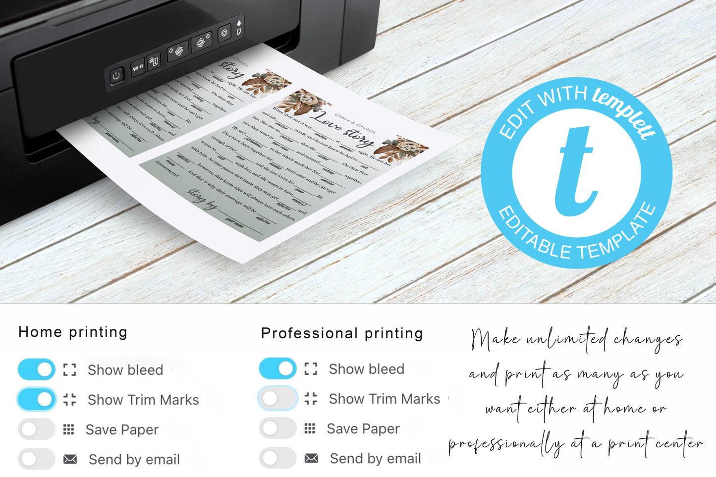 Boho Wedding Game Bundle: Rustic Floral Bridal Shower Games (Instant Download)