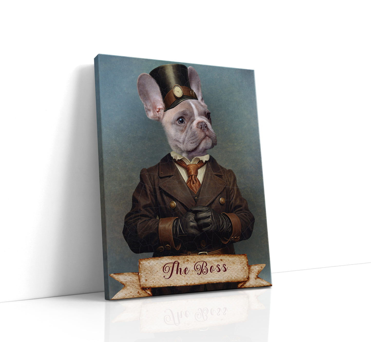 Custom Vintage Pet Portrait Canvas - Personalised Artwork for Cat & Dog Lovers