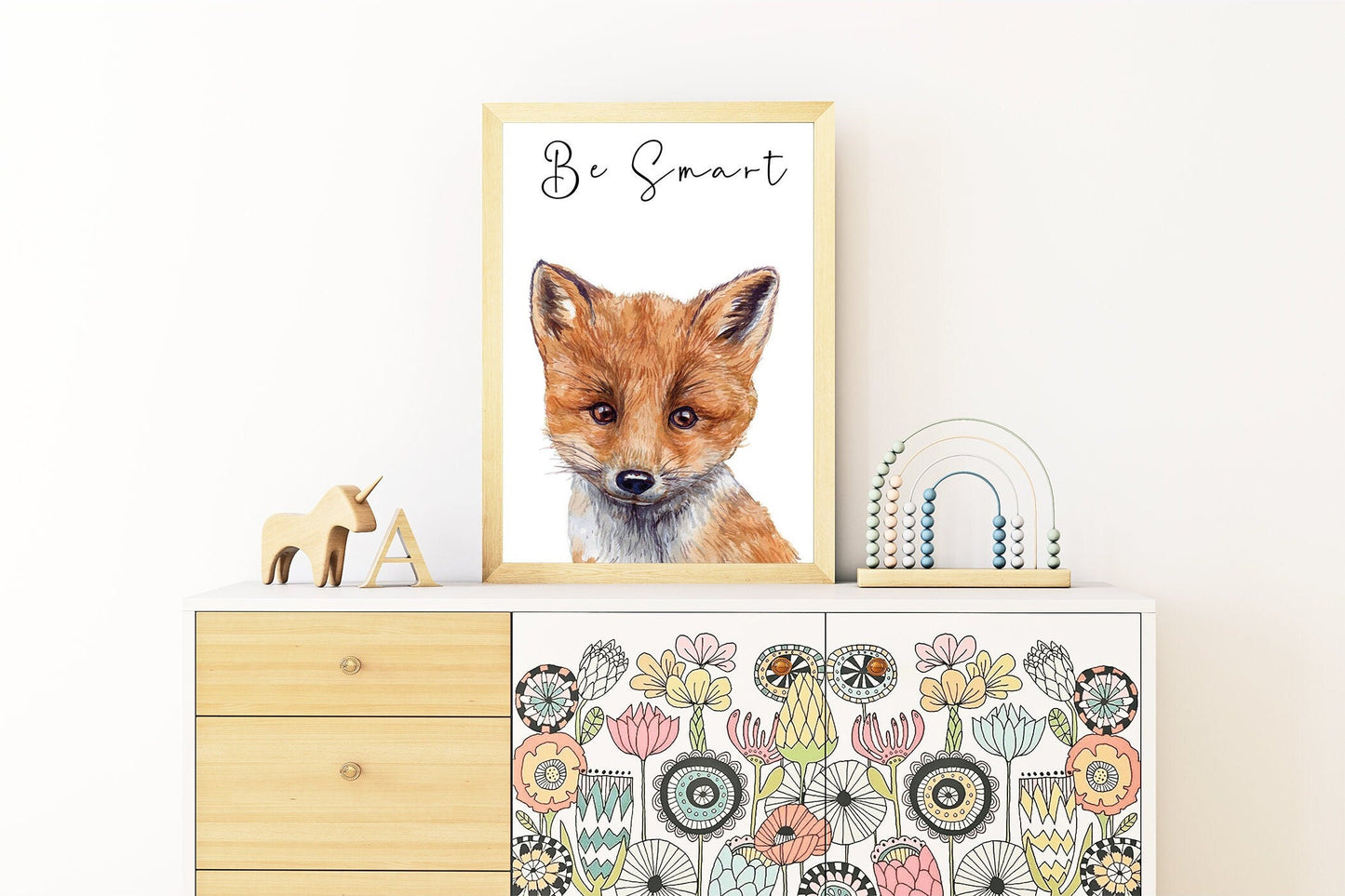 Children's be kind prints | Set of 3 | baby animal portraits | Choose your own safari pictures | A3 | Square | A4 | A5