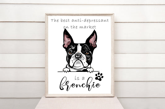 Funny cartoon dog picture, peeking out with custom message | 400 breeds to choose | A4 | A5 | Greeting card